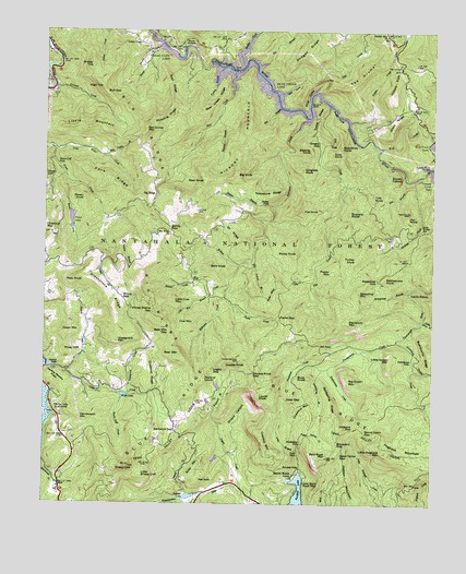 Big Ridge, NC USGS Topographic Map