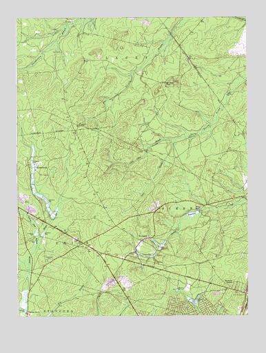 Brookville, NJ USGS Topographic Map
