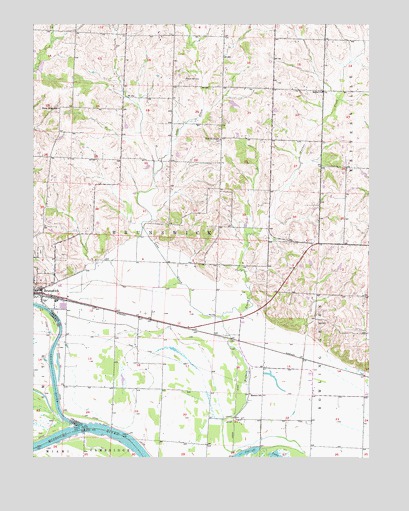 Brunswick East, MO USGS Topographic Map