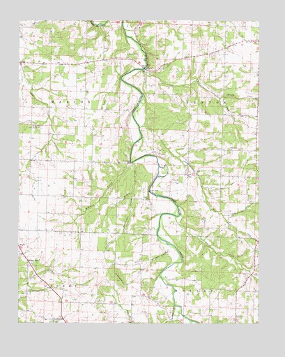 Cedar Vista, MO USGS Topographic Map