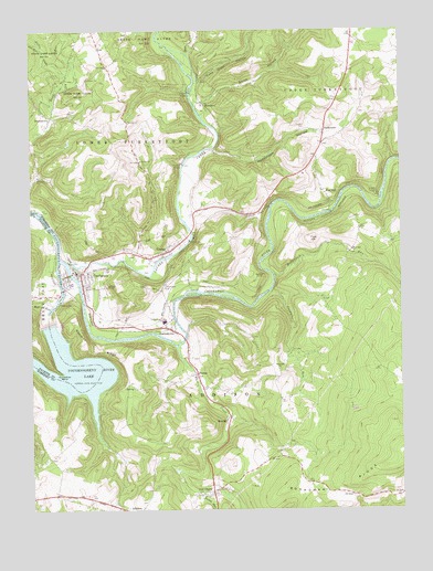 Confluence, PA USGS Topographic Map