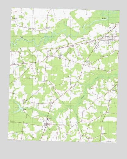 Deep Run, NC USGS Topographic Map