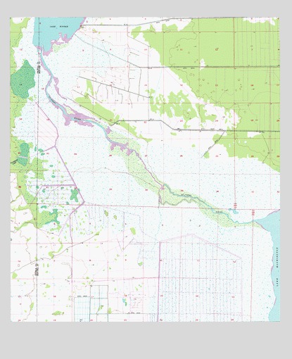 Deer Park NE, FL USGS Topographic Map