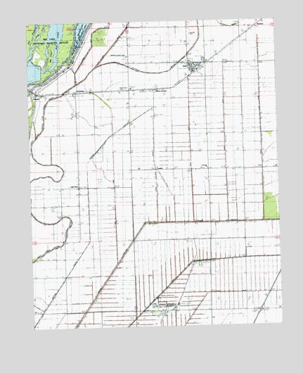 Dell, AR USGS Topographic Map