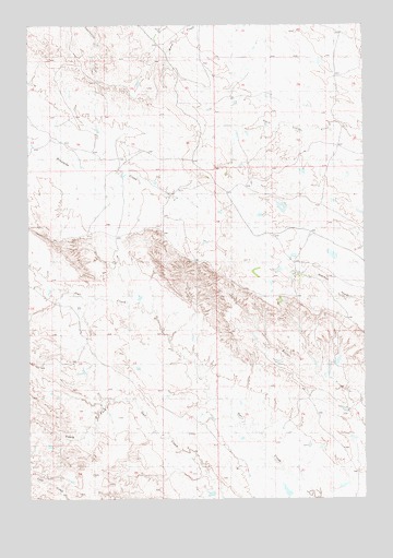 Elkhorn Creek SW, MT USGS Topographic Map