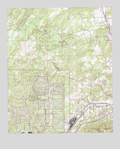 Eulaton, AL USGS Topographic Map