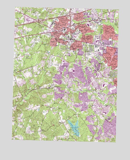 Fairfax, VA USGS Topographic Map