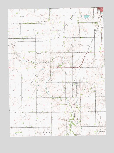 Garrison, NE USGS Topographic Map