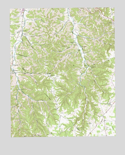 Gassaway, TN USGS Topographic Map