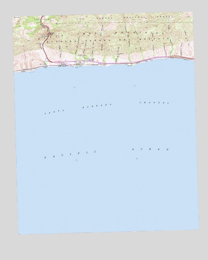 Gaviota, CA USGS Topographic Map