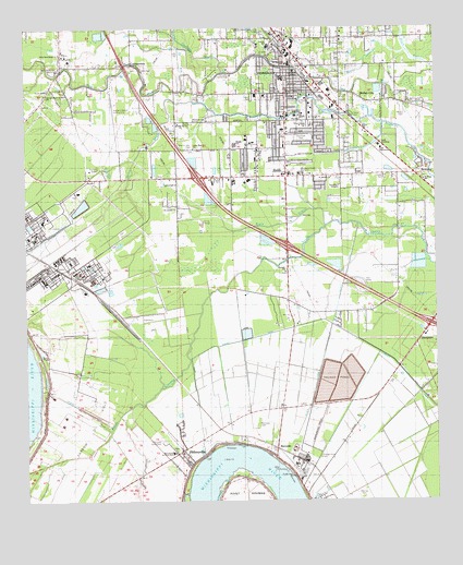 Gonzales, LA USGS Topographic Map