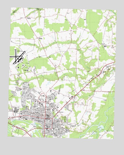 Kinston, NC USGS Topographic Map