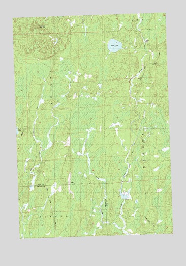 Lake Six, WI USGS Topographic Map