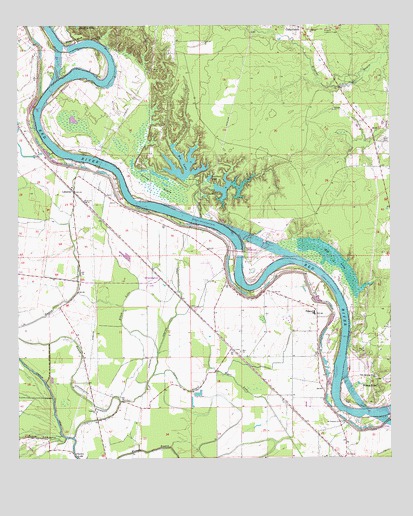 Latanier, LA USGS Topographic Map