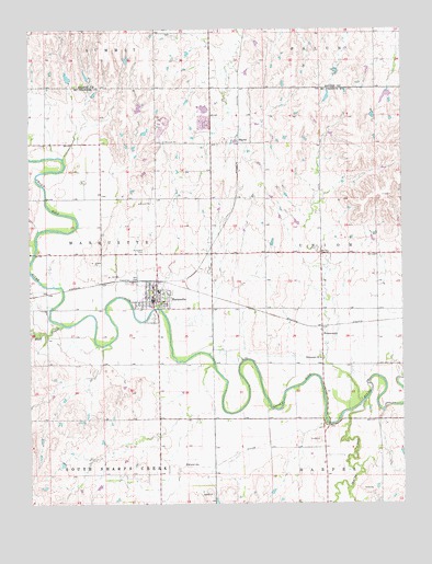 Marquette, KS USGS Topographic Map
