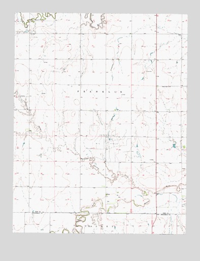 Ness City SW, KS USGS Topographic Map