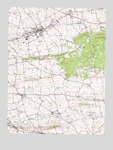 New Holland, PA USGS Topographic Map
