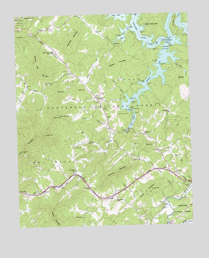 Persimmon Creek, NC USGS Topographic Map