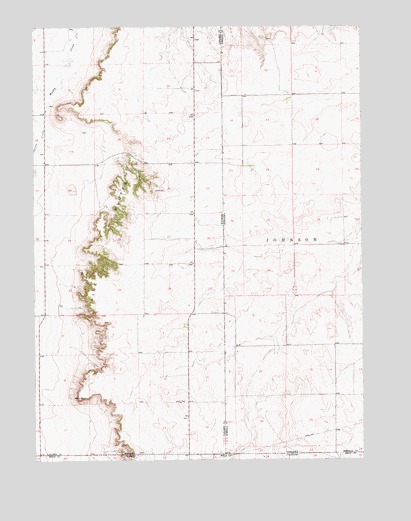 Pine Bluffs SE, WY USGS Topographic Map