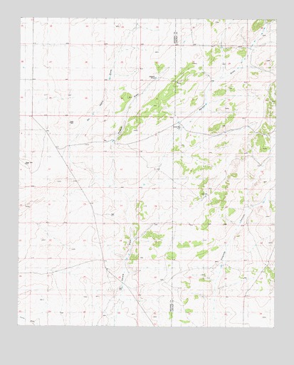 Polecat Draw, NM USGS Topographic Map