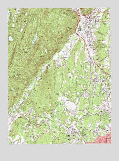 Ramsey, NJ USGS Topographic Map