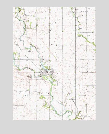 Rockford, IA USGS Topographic Map