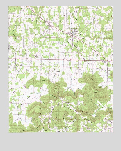 Somerville, AL USGS Topographic Map