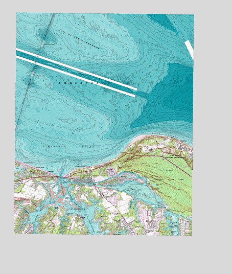 Cape Henry, VA USGS Topographic Map