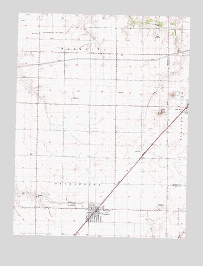 Stonington Il Topographic Map Topoquest