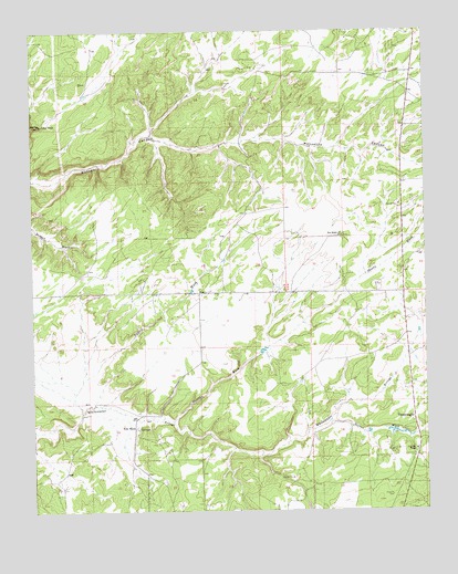 Vanderwagen, NM USGS Topographic Map