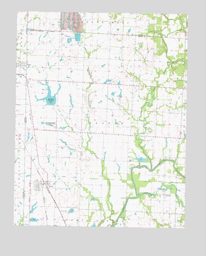 Asbury, MO USGS Topographic Map