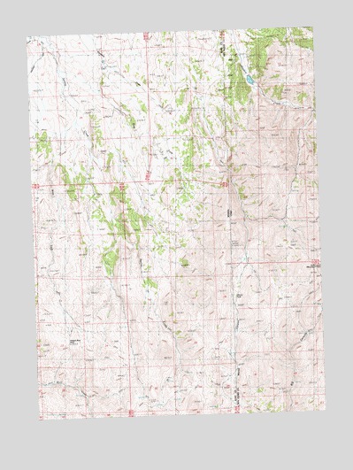 Judd Mountain, UT USGS Topographic Map