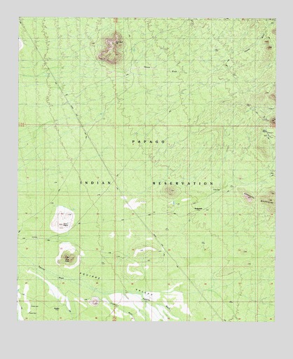 Koht Kohl Hill, AZ USGS Topographic Map