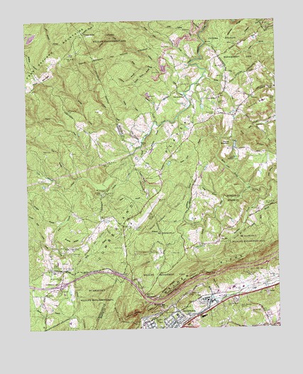 Cardiff, TN USGS Topographic Map
