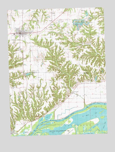 Astoria, IL USGS Topographic Map