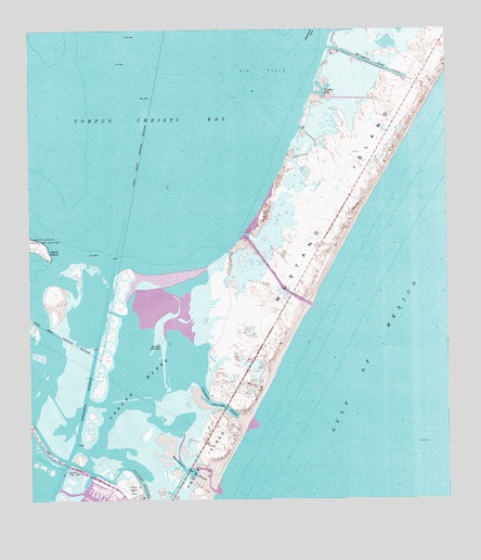 Crane Islands NW, TX USGS Topographic Map