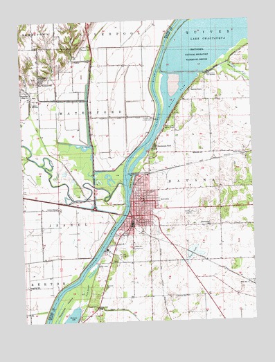 Havana, IL USGS Topographic Map