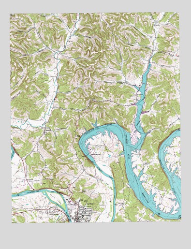 Carthage, TN USGS Topographic Map