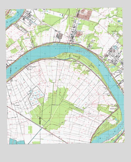 Carville, LA USGS Topographic Map