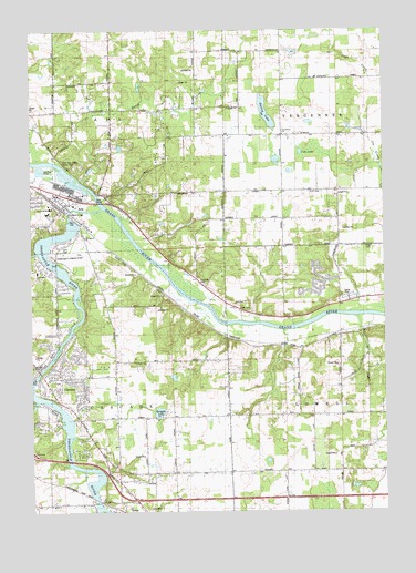 Cascade, MI USGS Topographic Map