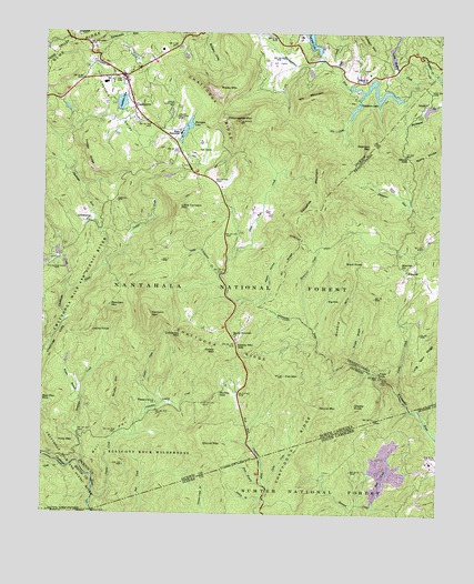 Cashiers, NC USGS Topographic Map