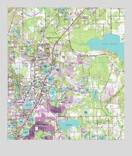 Casselberry, FL USGS Topographic Map