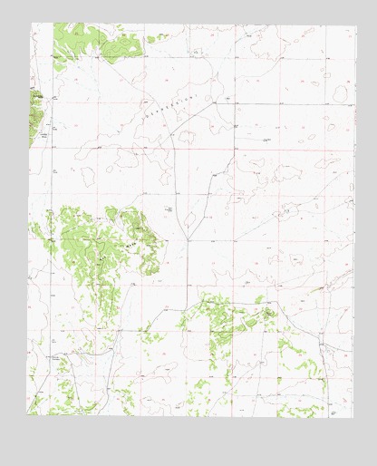 Cat Mesa, NM USGS Topographic Map