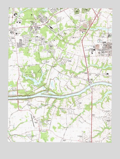 Saint Georges, DE USGS Topographic Map