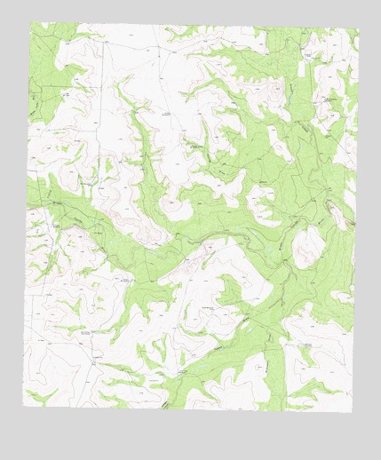 Causey Draw, TX USGS Topographic Map