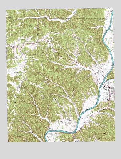 Celina, TN USGS Topographic Map