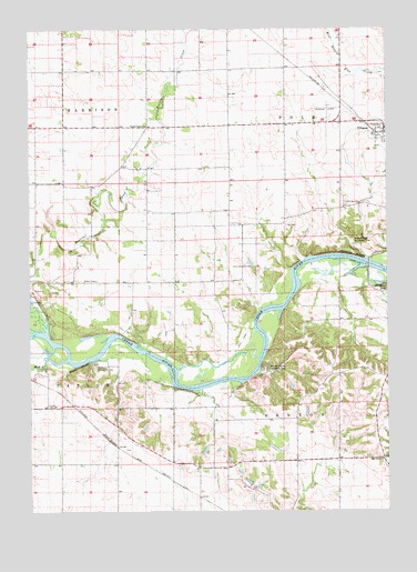 Center Point NW, IA USGS Topographic Map