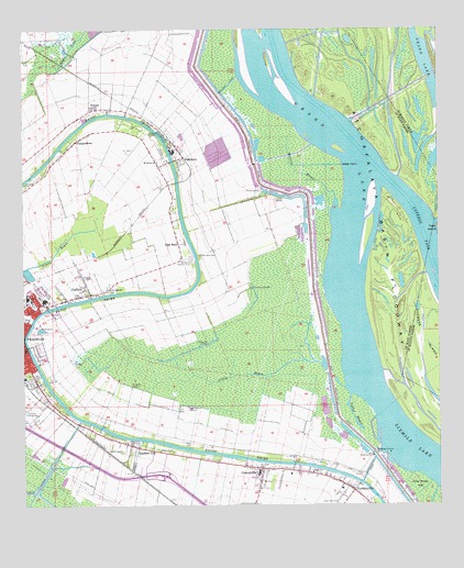 Centerville, LA USGS Topographic Map