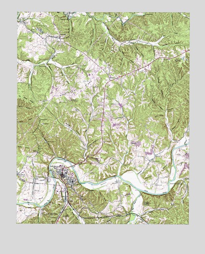Centerville, TN USGS Topographic Map