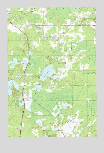 Central Lakes, MN USGS Topographic Map